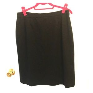 Tahari black skirt